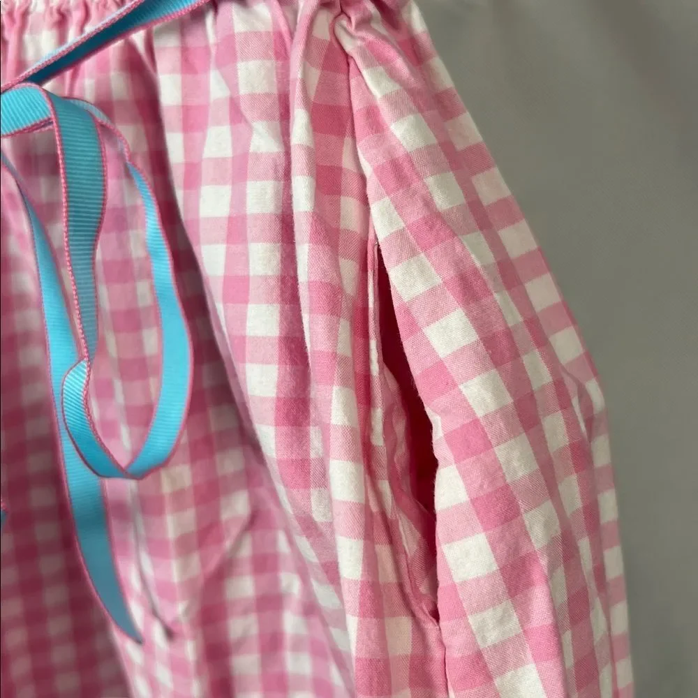 Ralph Lauren Pink and white gingham sleeveless dress size 4/4T